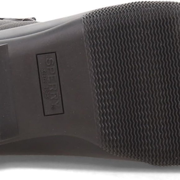 Men's Sperry Saltwater Duck Boots - Black Size 8.5 - Picture 3 of 6